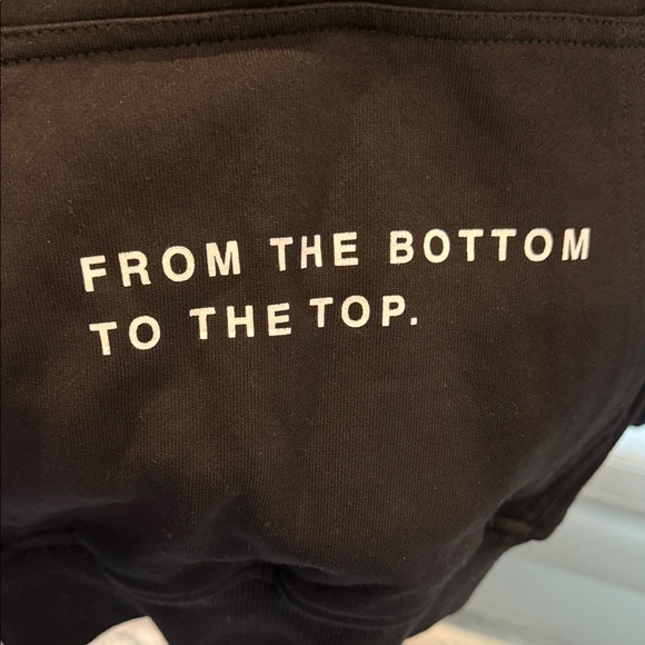 NWT Monat Black Hoodie with White Logo size small - Picture 4 of 8